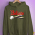 Believe Nonbinary Pride Jingle Bell Hoodie - Army